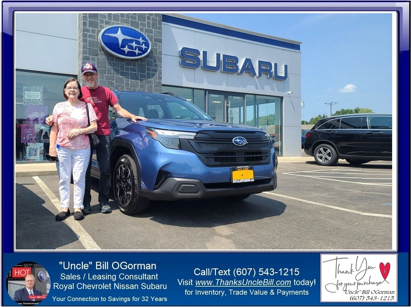 Warren and Linda were ready for the New 2025 Subaru Forester and now they have one.