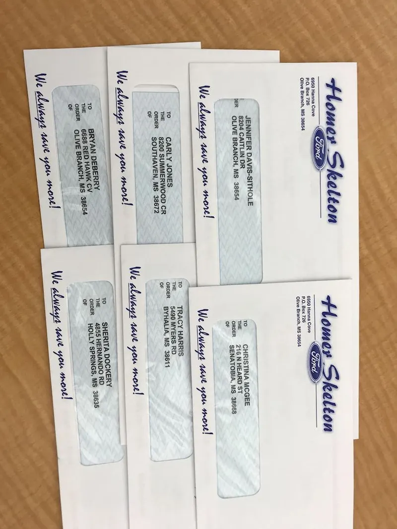 6 referral checks ready. Click to see if one is yours