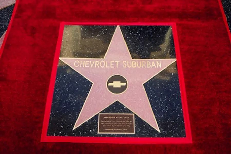 Chevrolet SUV becomes the first vehicle with a star on Hollywood Walk of Fame