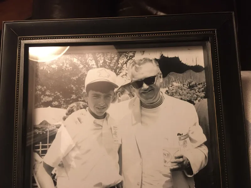 Harry Carey and I in 1965