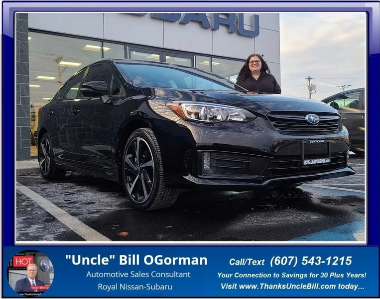 Congratulations to Kim!  She just picked up her Second Subaru from "Uncle" Bill & Royal Auto Group