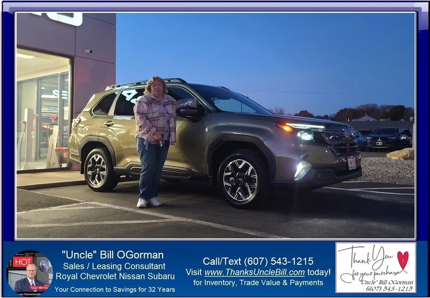 Meet Barb, from Killawog New York and her Brand New 2025 Subaru Forester!