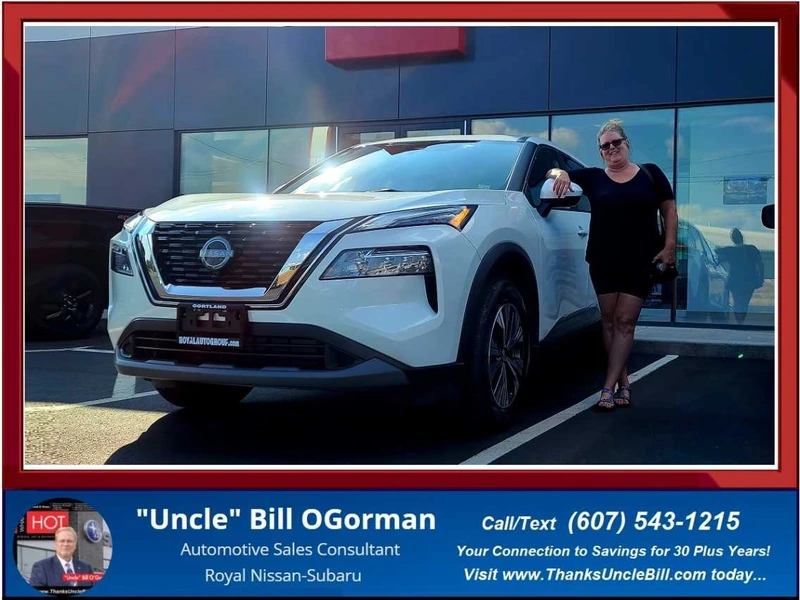 Congratulations to Gail Coon!  She truly loves her New Nissan Rogue from "Uncle" Bill & Royal!