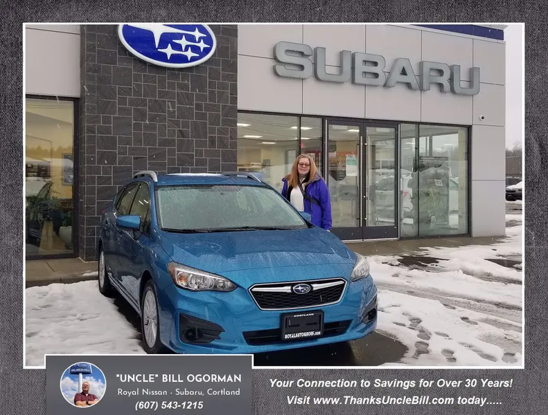 Congratulations Heather on your Certified Subaru Impreza from Royal Subaru and "Uncle" Bill