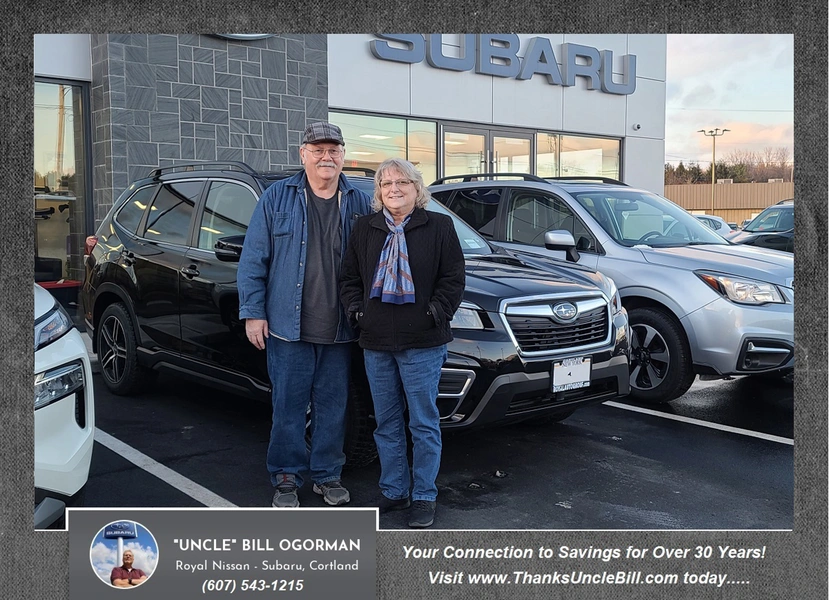 Congratulations to Irene Scott, who just drove home in a New Subaru Forester!