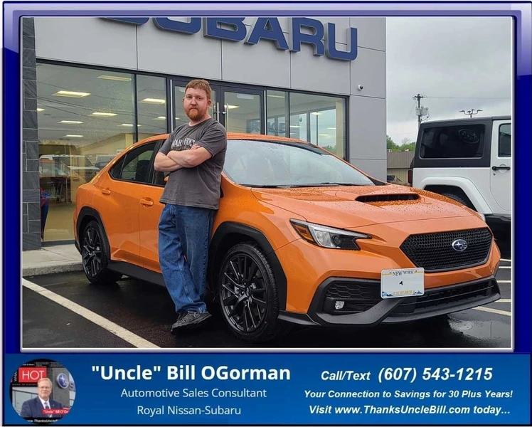 Meet Mike Pfleuger of Homer New York.  Mike special ordered his 2022 Subaru WRX - and you can too!