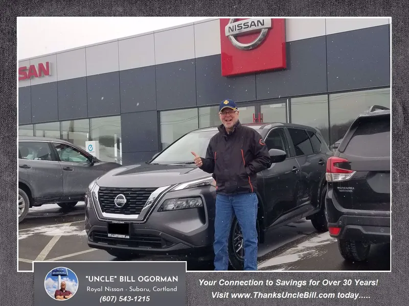 This is how Happy People look when they come to Royal Nissan of Cortland, and "Uncle" Bill OGorman!