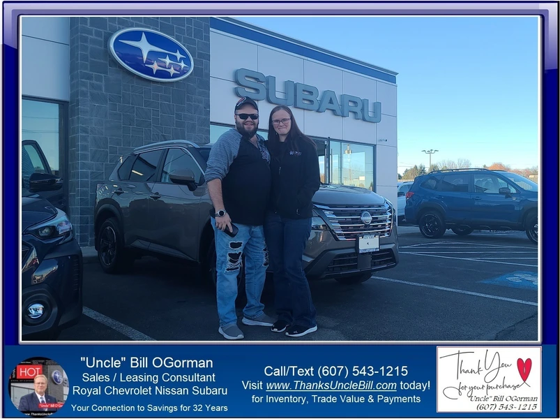 Harold Swartwood of Cortland  Joined his wife Amber in the NEW CAR CLUB!