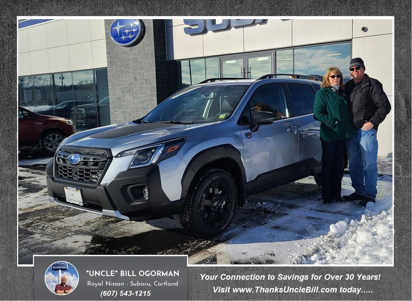 The time came for a new ride,  Bob chose the All New 2022 Subaru Forester Wilderness !