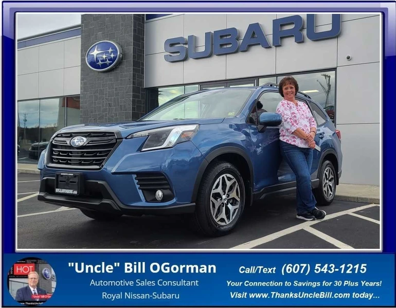 Ladies and Gentlemen... Connie has now has her New Subaru... thanks to "Uncle" Bill and Royal Auto!