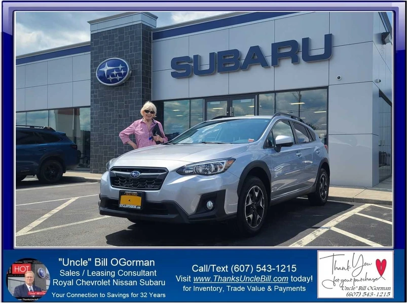 Congratulations to Jeri Sabo!  Jeri chose her next vehicle with "Uncle" Bill and Royal Subaru