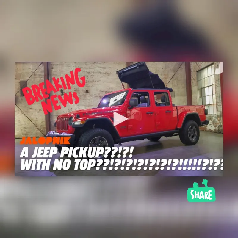 The 2020 Jeep Gladiator's Roof Comes Off in a Few Easy Moves