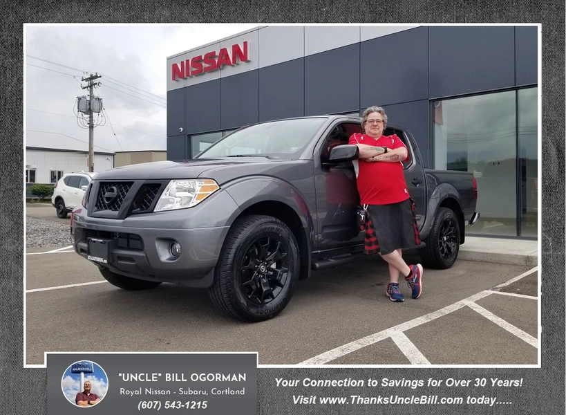 For his very first pickup truck, Brian chose the 2021 Nissan Frontier.  Royal Nissan and "Uncle" Bill make it EZ!