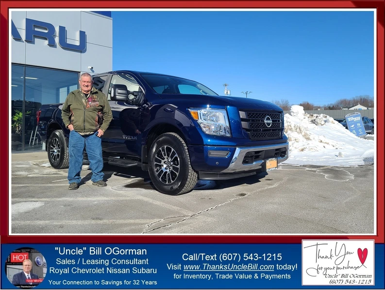 Is that Chip Elwood?  Sure is!  Chip has found that the New Nissan Titan works for him!