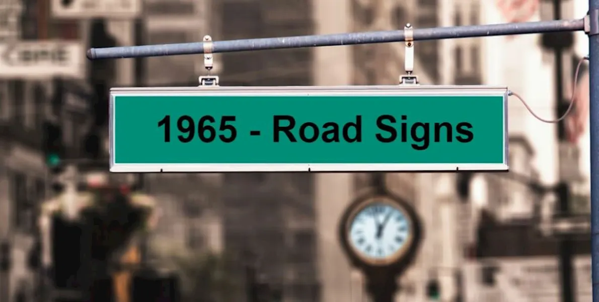 Do You Know When Our Current Road Signs Were Invented?