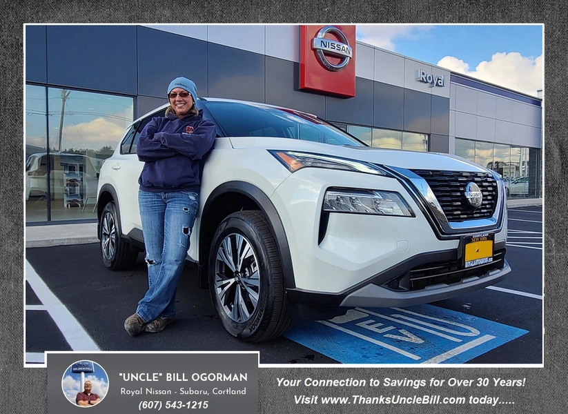 YES!  Tory has her very first NEW VEHICLE, thanks to Royal Nissan and "Uncle" Bill