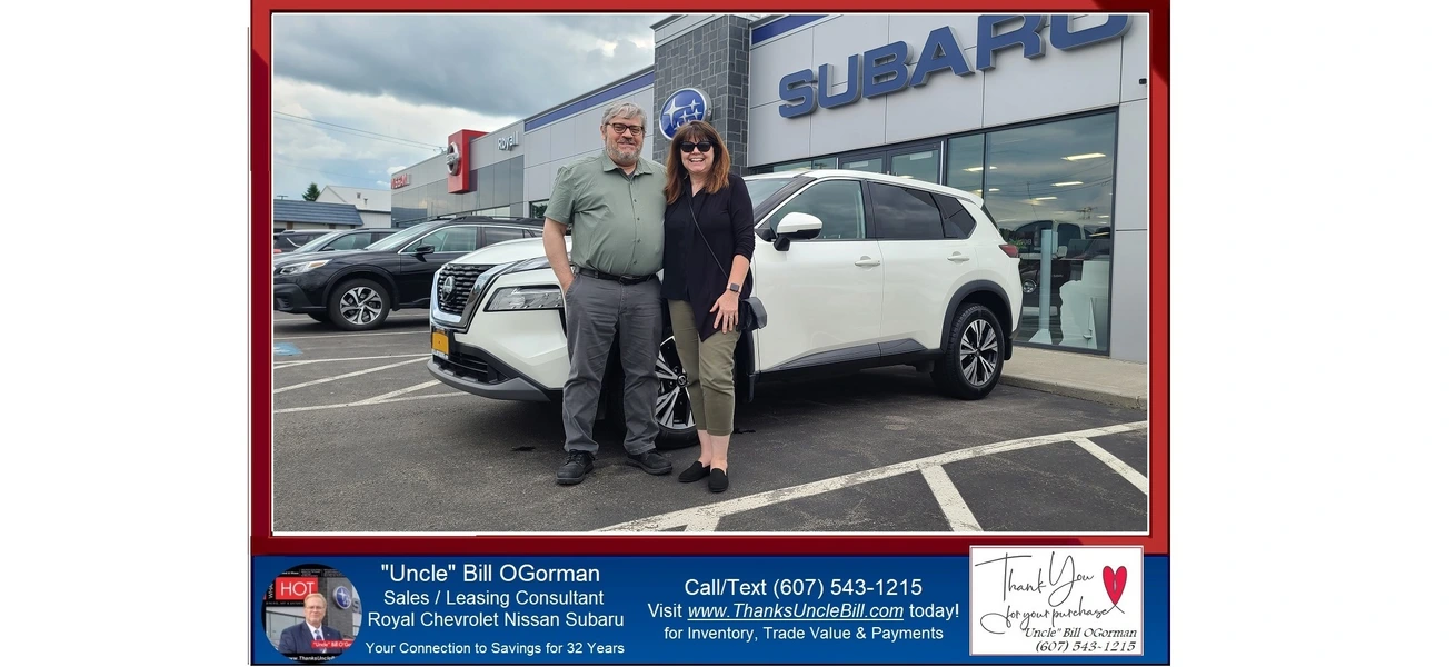 Gary and Sherlyn were ready, and so was "Uncle" Bill and Royal Nissan Nissan