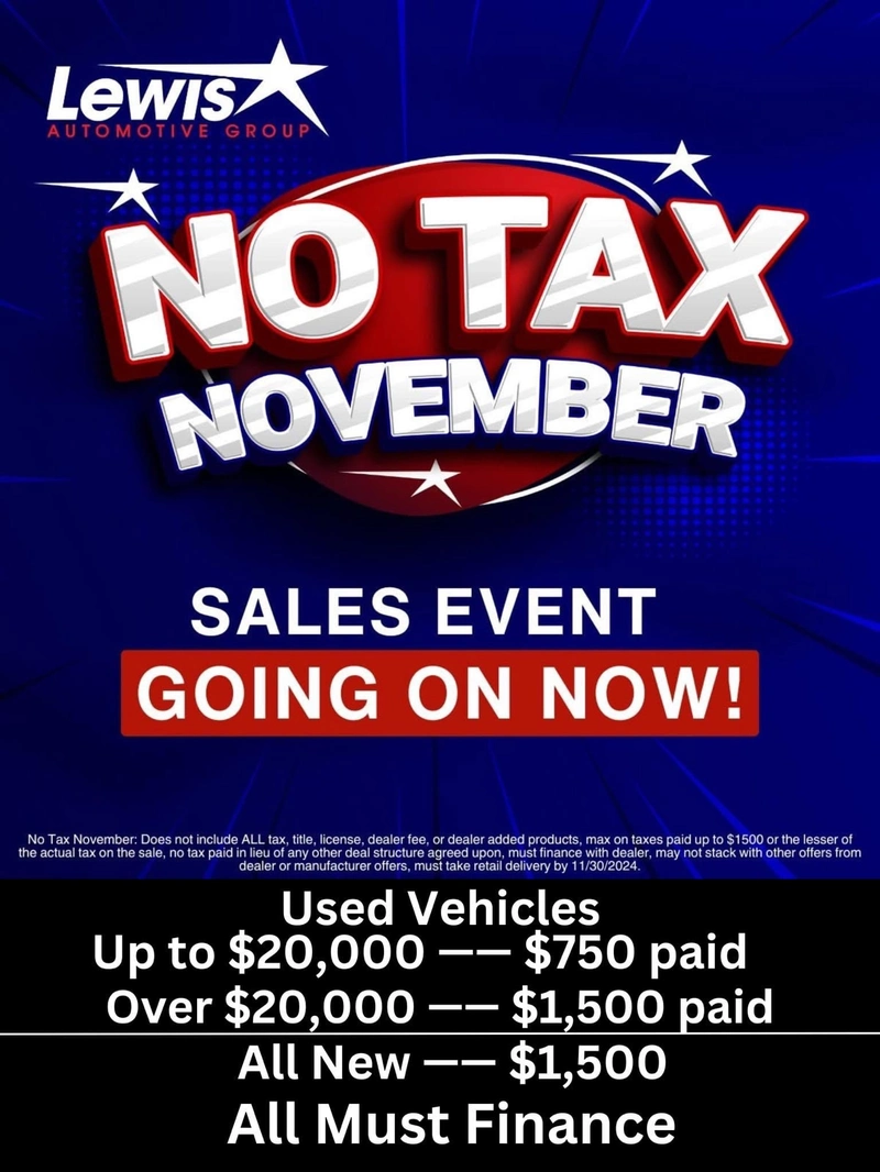 NO TAX NOVEMBER with Chad Fett