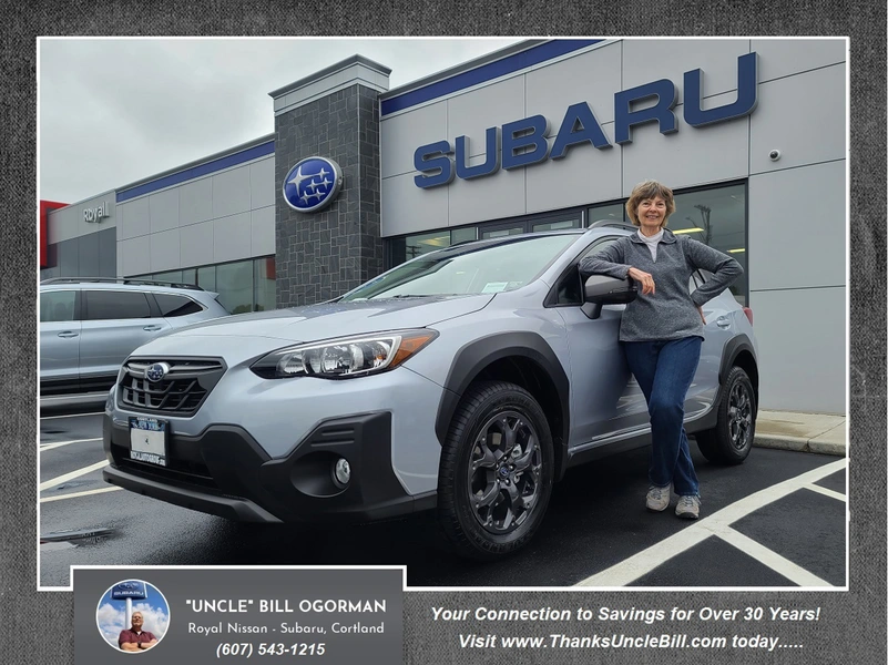 Meet Iris who traded in her 2009 Subaru... for this all NEW 2021 with Royal Subaru and "Uncle" Bill!