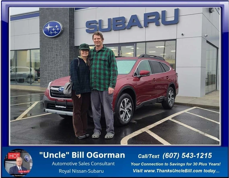 Did you see the New 2022 Subaru Outback that Lisa Belknap is driving now!  Thanks "Uncle" Bill!