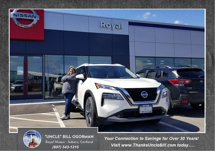 Congratulations to Laura from Marathon! She saved with Royal Nissan and "Uncle" Bill OGorman