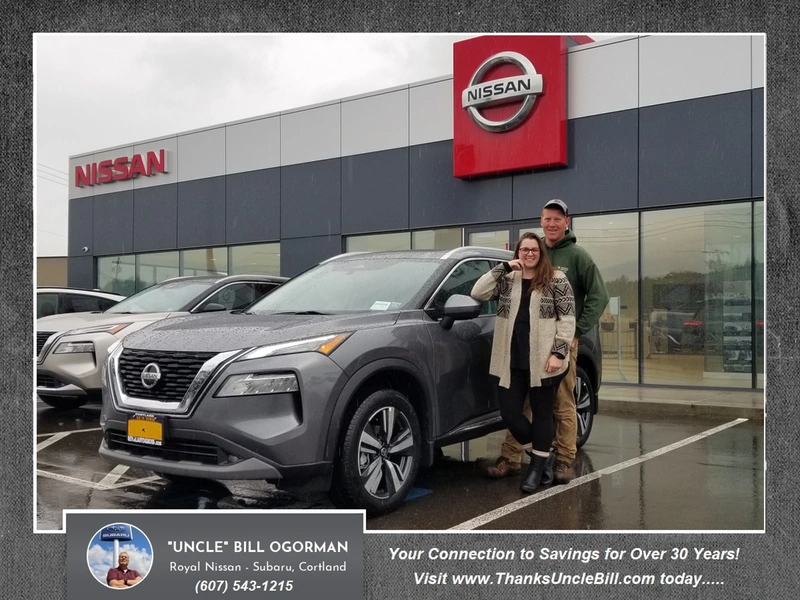 Congratulations Janelle OGorman on your All NEW 2021 Rogue from your TRUE "Uncle" Bill and Royal Nissan of Cortland!
