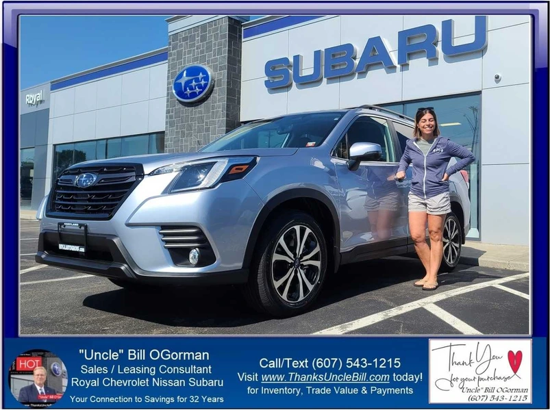 Jill and Her New Subaru Forester from "Uncle" Bill and Royal Subaru.  There is more to this story.