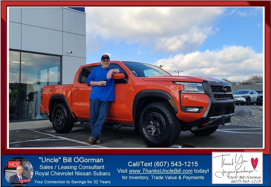 As Chris was driving by... he just had to check out this Nissan Frontier Pro 4X - Now it's His!