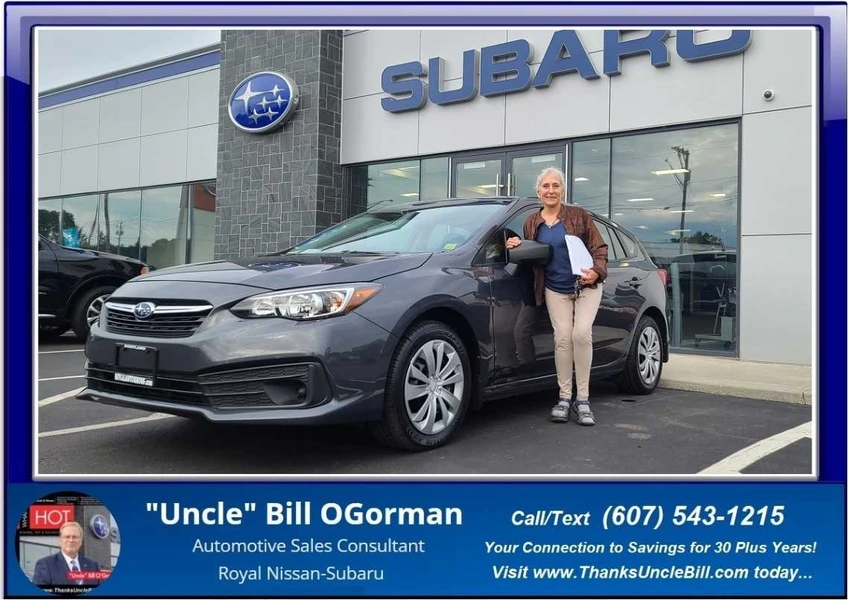 "Uncle" Bill OGorman and Royal Subaru helped Pamela Dass to the benefits of Subaru All Wheel Drive!