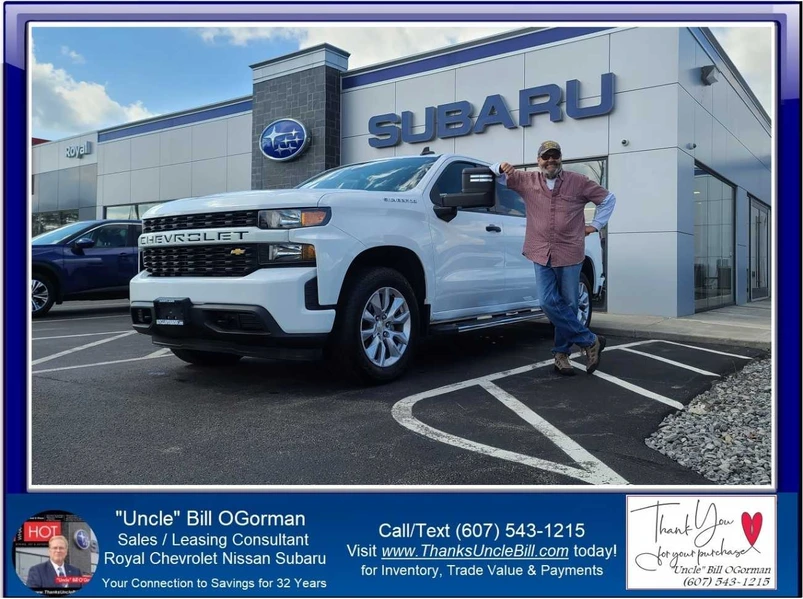Dale wanted a "Full Size Truck" and "Uncle" Bill found the perfect 2021 with really low miles!