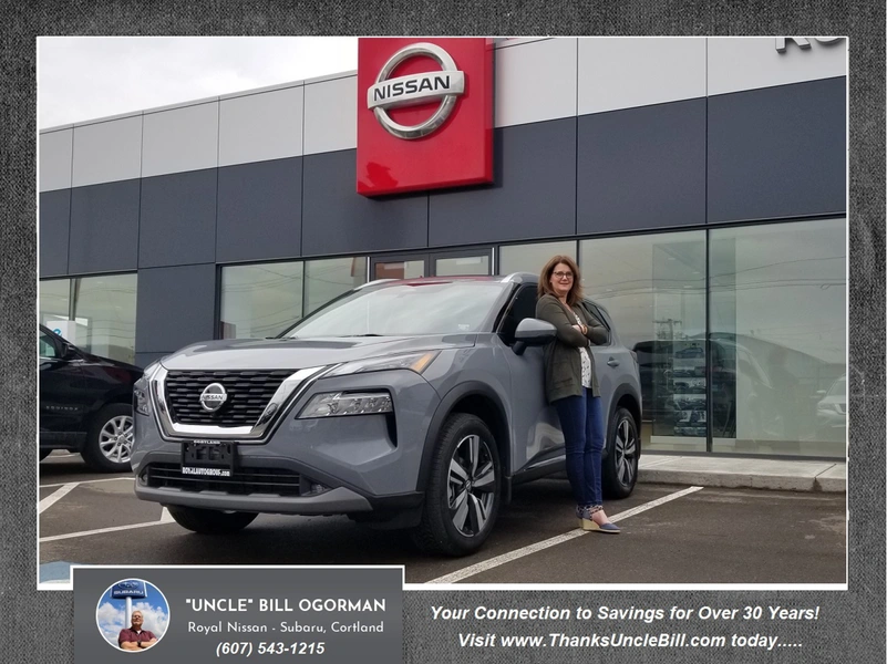 Congratulations to Maria on Her Brand NEW 2021 Nissan Rogue from Royal Nissan and "Uncle" Bill!