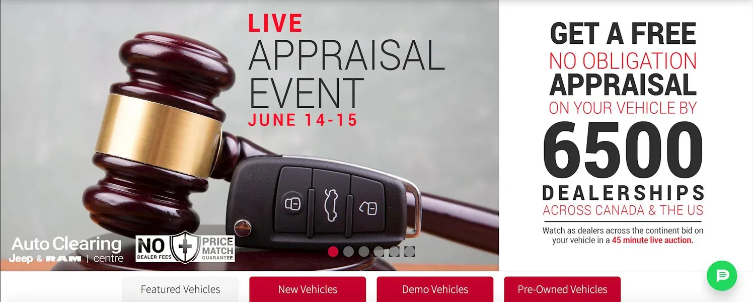 Live Appraisal Event June 14-15 at Auto Clearing