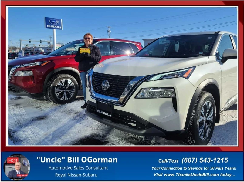 Anne Wingard LOVES her Nissan Rogue!  Here is another one that she selected with "Uncle" Bill