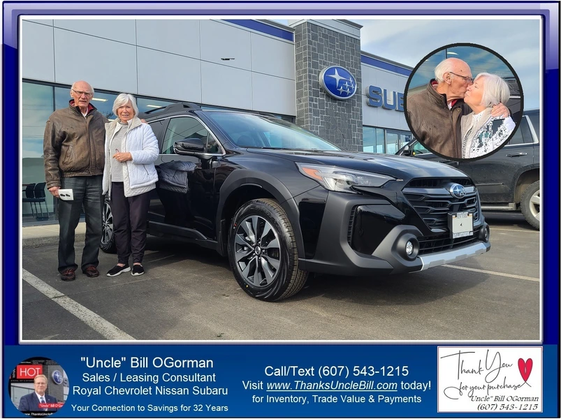 Don was ready for a New 2024 Subaru Outback, so he went to see "Uncle" Bill to order one!