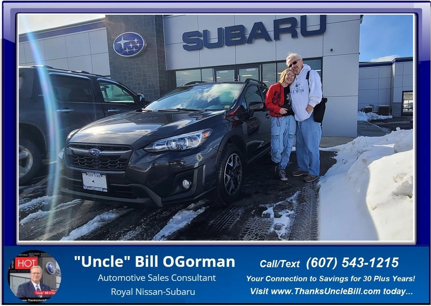 Congratulations to Roy Lewis and Sage as this 2019 Subaru Crosstrek is ready for new adventures!