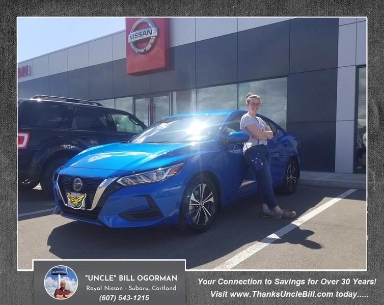 Congratulations to Julie Rhoda and her "NEW" Super Hero Car... from Royal Nissan and "Uncle" Bill OGorman!