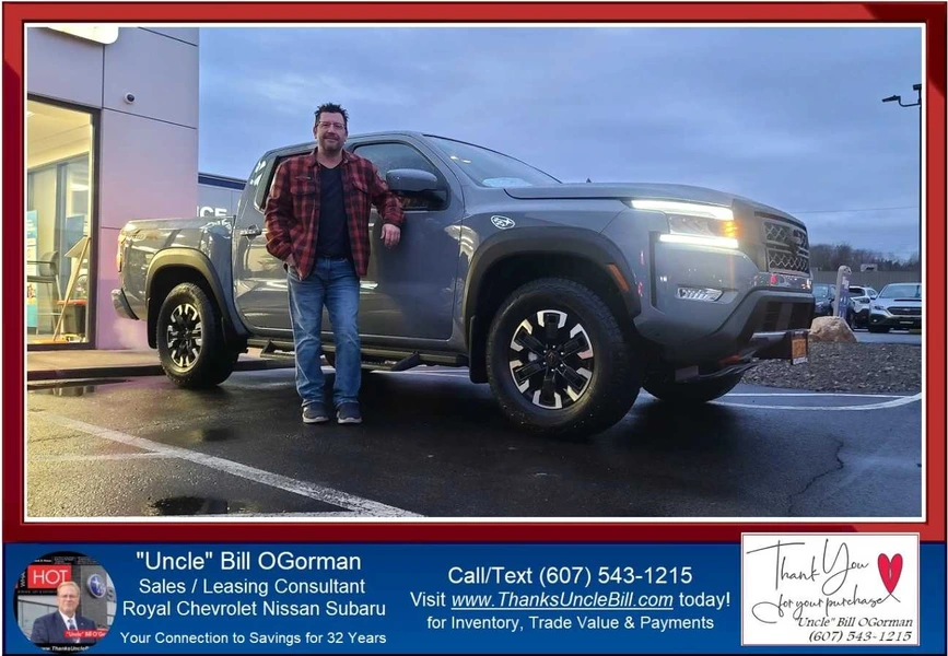 Scott was ready to re-connect with the Nissan Frontier, so he revisited "Uncle" Bill at Royal Nissan