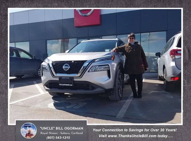 Congratulations to GINA FREELAND from Royal Nissan of Cortland and "Uncle" Bill