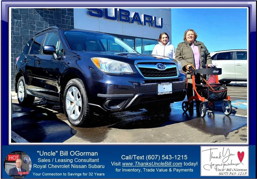 Devera has a New Ride!  Congratulations from "Uncle" Bill and the Royal Auto Group - Royal Subaru!