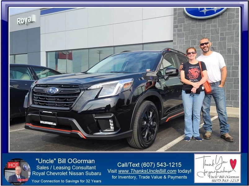 Meet Shelley and Josh and her New Subaru Forester Sport Edition from "Uncle" Bill and Royal Subaru