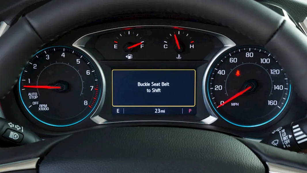 Chevrolet New “Buckle To Drive” System.