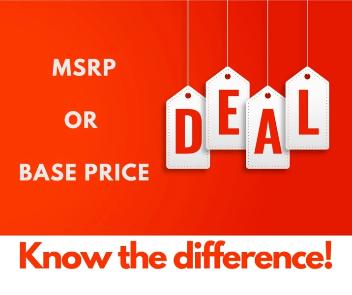 Know the Difference Between a Car's MSRP & Base Price!