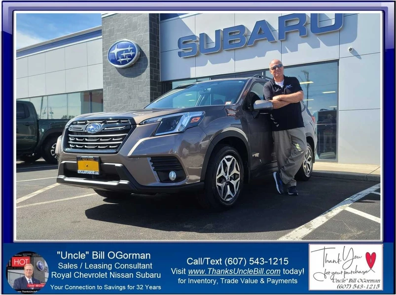 The time to upgrade had arrived and Mark called "Uncle" Bill to upgrade his Subaru Forester