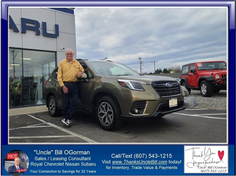 Roland Came in looking for a New Subaru Forester and drove home this 12k mile Forester!