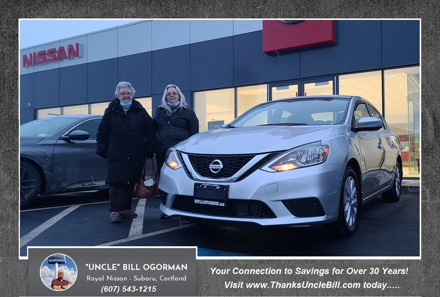 Valerie, thank you so much from choosing "Uncle" Bill and Royal Nissan of Cortland!