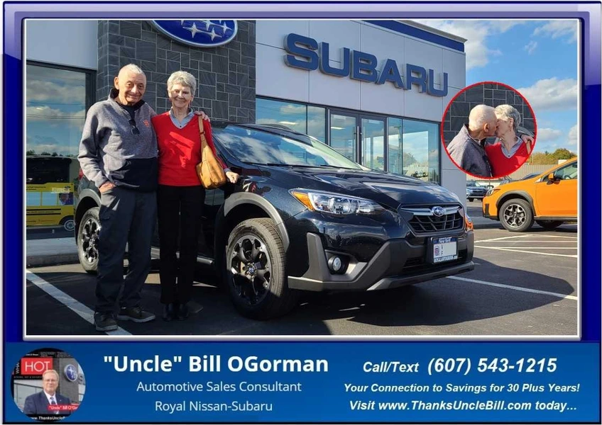 Suddenly,  Jean and Vincent needed a vehicle.  They trust Subaru, Royal and "Uncle" Bill!