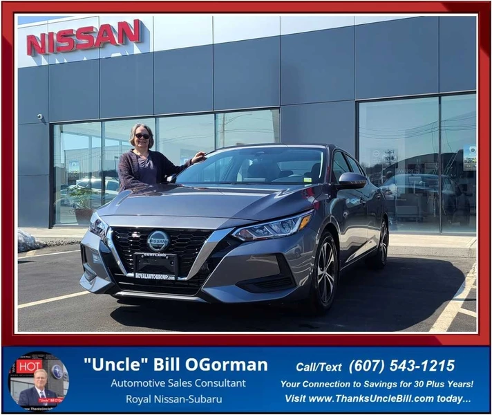 Why is Bobbie Fox smiling?  Because she just drove home in her NEW Nissan Sentra!