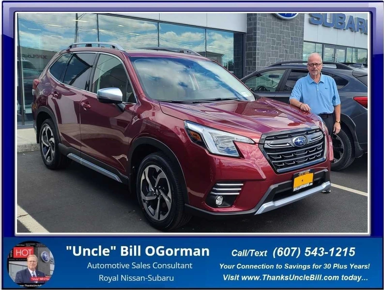 Tony Dilucci and his Special Ordered 2022 Subaru Forester - Get what you want with "Uncle" Bill.