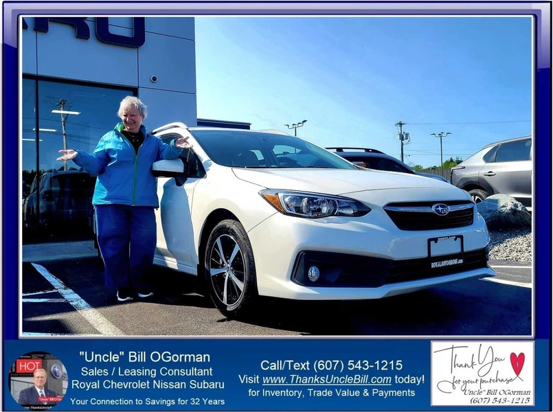 Congratulations to Cecile and her first NEW CAR in 23 Years from "Uncle" Bill and Royal Subaru!