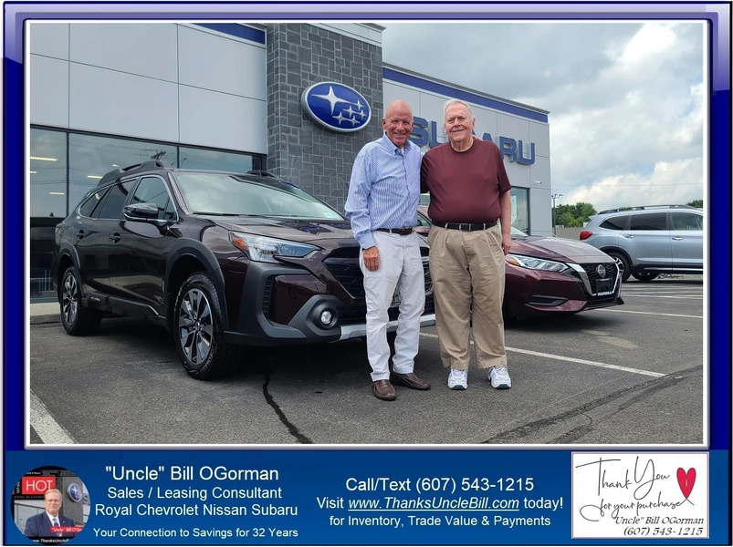 Another Subaru Outback for a great customer and friend.  Thank you Mr. Burns!